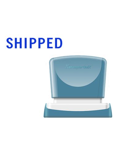Sello X'Stamper Quix Personalizable Color Azul Medidas 13X49 Mm Q-13