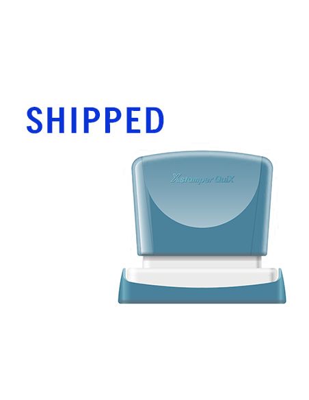 Sello X'Stamper Quix Personalizable Color Azul Medidas 13X49 Mm Q-13