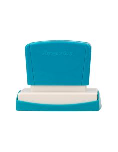 Sello X'Stamper Quix Personalizable Color Azul Medidas 36X61 Mm Q-16 2