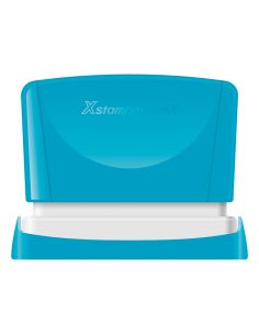 Sello X'Stamper Quix Personalizable Color Azul Medidas 4X60 Mm Q-05 2