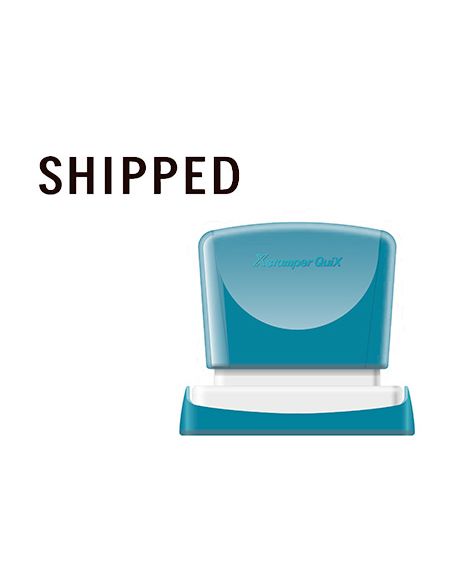 Sello X'Stamper Quix Personalizable Color Negro Medidas 13X49 Mm Q-13