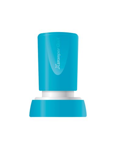 Sello X'Stamper Quix Personalizable Color Negro Redondo Diametro 20 Mm Q-34