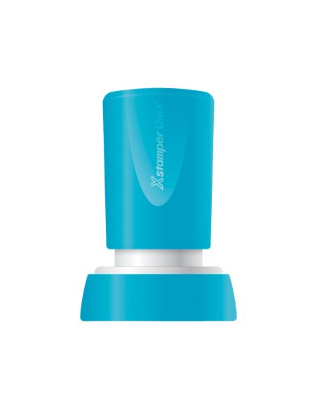 Sello X'Stamper Quix Personalizable Color Negro Redondo Diametro 20 Mm Q-34