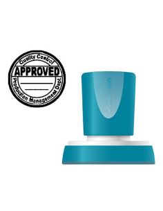 Sello X'Stamper Quix Personalizable Color Negro Redondo Diametro 38 Mm Q-53