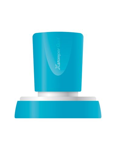 Sello X'Stamper Quix Personalizable Color Negro Redondo Diametro 38 Mm Q-53