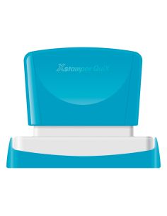 Sello X'Stamper Quix Personalizable Color Rojo Medidas 14X60 Mm Q-14 2