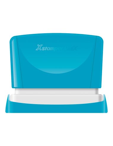 Sello X'Stamper Quix Personalizable Color Rojo Medidas 4X60 Mm Q-05