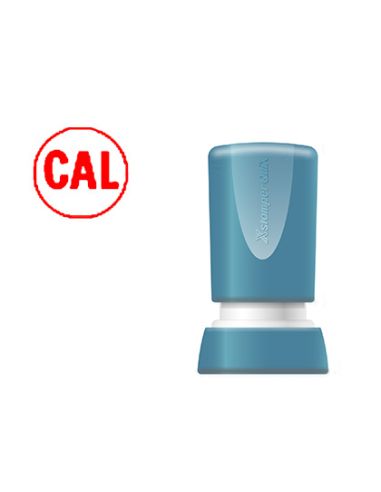 Sello X'Stamper Quix Personalizable Color Rojo Redondo Diametro 14 Mm Q-32