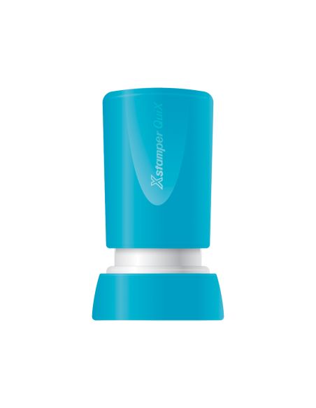 Sello X'Stamper Quix Personalizable Color Rojo Redondo Diametro 14 Mm Q-32