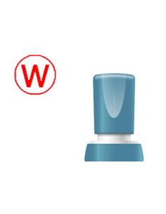 Sello X'Stamper Quix Personalizable Color Rojo Redondo Diametro 20 Mm Q-34