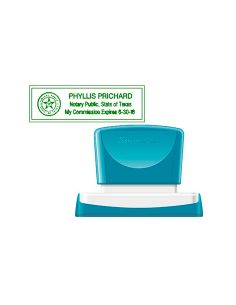 Sello X'Stamper Quix Personalizable Color Verde Medidas 22X69 Mm Q-18 2