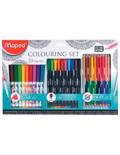 Set De Dibujo Maped Mandalas 33 Piezas Colores Surtidos 2