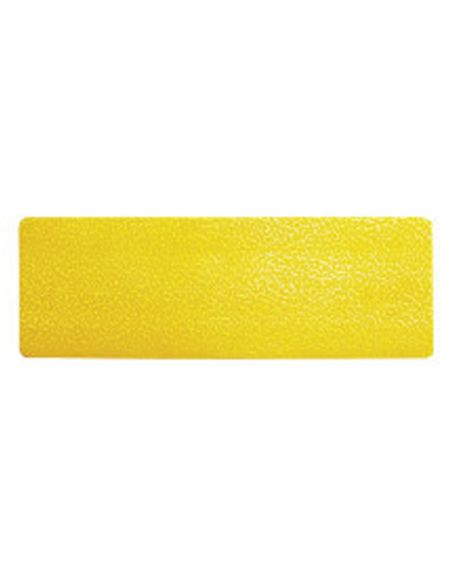 Simbolo Adhesivo Durable Pvc Forma De Linea Para Delimitacion Suelo Amarillo 150X50X0,7 Mm Pack De 10