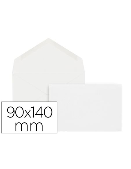 Sobre Liderpapel Blanco Registro Extra 90X140 Mm Caja De 100 Unidades