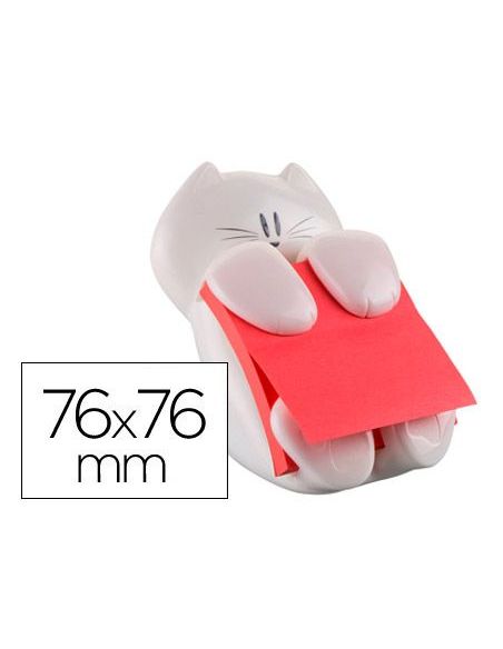 Soporte Bloc De Notas Adhesivas Quita Y Pon Post-It Z Note Gato 76X76 Mm|Libreriasalesiana