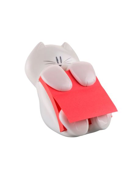 Soporte Bloc De Notas Adhesivas Quita Y Pon Post-It Z Note Gato 76X76 Mm|Libreriasalesiana