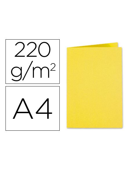 Subcarpeta Cartulina Exacompta Din A4 Amarillo 220 Gr