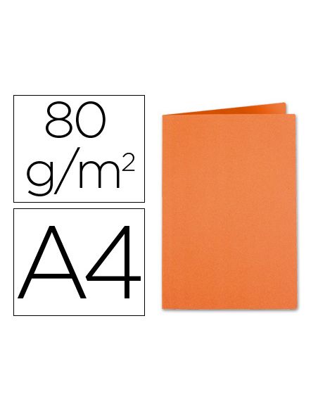 Subcarpeta Cartulina Exacompta Din A4 Naranja 80 Gr