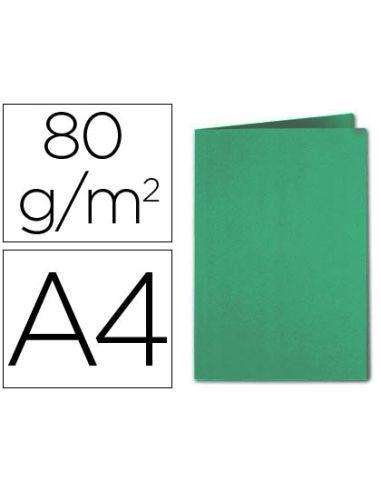 Subcarpeta Cartulina Exacompta Din A4 Verde Oscuro 80 Gr