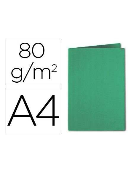 Subcarpeta Cartulina Exacompta Din A4 Verde Oscuro 80 Gr