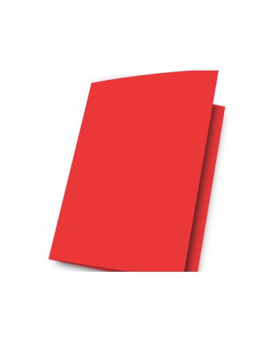 Subcarpeta Cartulina Gio Din A4 Rojo Pastel 180 G/M2