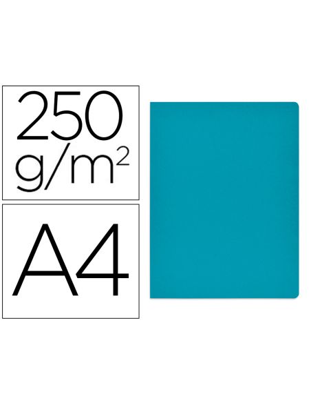 Subcarpeta Cartulina Gio Simple Intenso Din A4 Azul 230G/M2