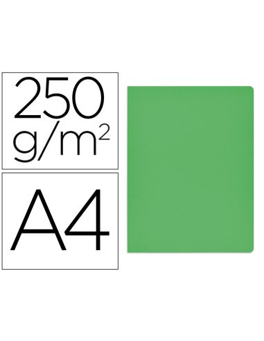 Subcarpeta Cartulina Gio Simple Intenso Din A4 Verde 230G/M2