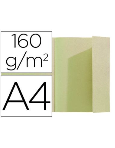 Subcarpeta Exacompta Din A4 Verde 160G/M2 Con Solapa Interior
