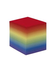 Taco Papel Quo Vadis Encolado Colores Arco Iris 680 Hojas 100% Reciclado 90X90X90 Mm 90 Gr 2