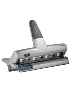 Taladrador Petrus 514 Metalico Color Plata 4 Punzones Moviles Capacidad 30 Hojas 2