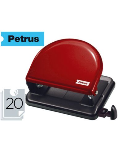 Taladrador Petrus 52 Rojo Capacidad 20 Hojas
