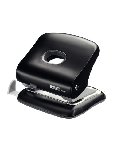 Taladrador Rapid Fc30 Plastico Color Negro Capacidad 30 Hojas