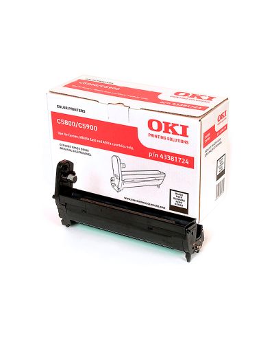 Tambor Oki C5800 C5900 C5550 Negro 20000 Paginas