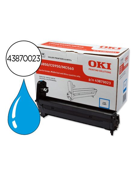 Tambor Oki C5850/5950 Cian 20000 Paginas