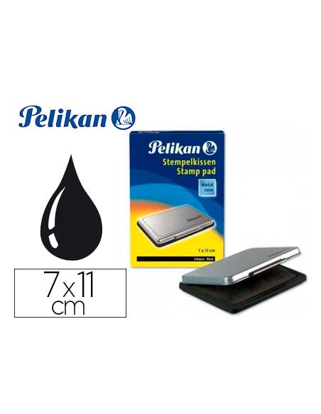 Tampon Pelikan Nº2 Negro 70X110 Mm