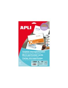 Tarjeta De Visita Apli Microperforada 200Gr Acabado Mate 90X50,8Mm Impresora Ink-Jet Y Laser 2