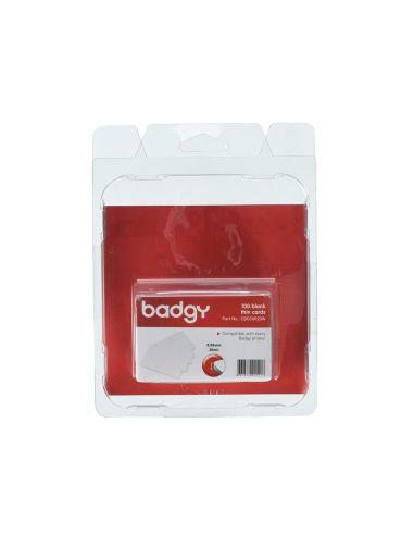 Tarjeta Pvc Para Impresora Badgy Grosor 0,50 Mm Pack De 100 Unidades