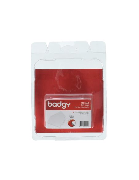 Tarjeta Pvc Para Impresora Badgy Grosor 0,50 Mm Pack De 100 Unidades
