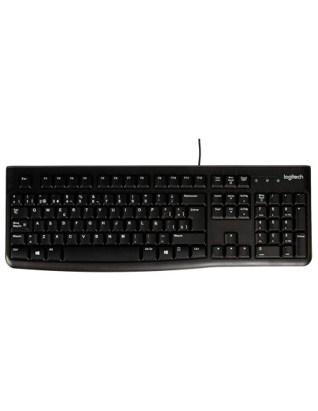 Teclado Logitech K120 Usb 2.0 Con Cable Negro