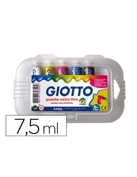 Tempera Giotto 7,5 Ml Estuche 5 Colores Surtidos|Libreriasalesiana