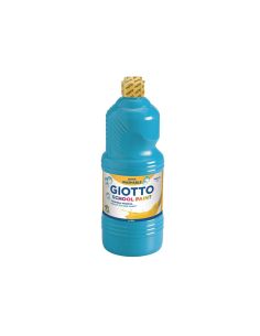 Tempera Liquida Giotto Escolar Lavable 1000 Ml Azul Cyan 2