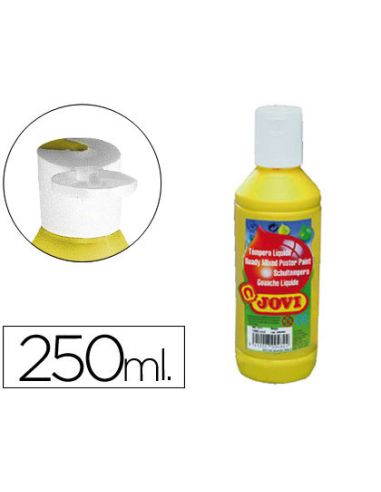 Tempera Liquida Jovi Escolar 250 Ml Amarillo