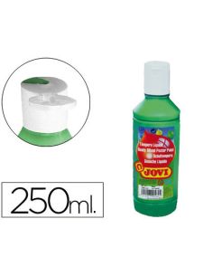 Tempera Liquida Jovi Escolar 250 Ml Verde Oscuro