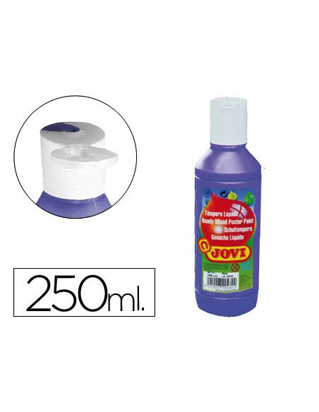 Tempera Liquida Jovi Escolar 250 Ml Violeta