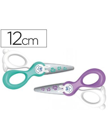 Tijera Escolar Maped Kidi-Cut 12 Cm Especial Para Infantil Corta Solo Papel