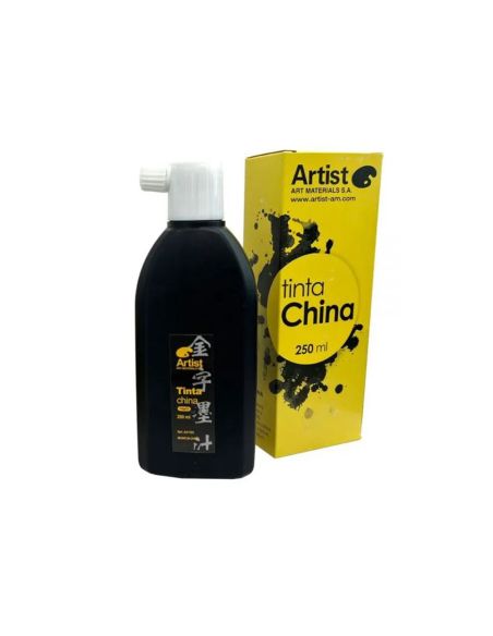 Tinta China Artist Negra Bote 250 Ml