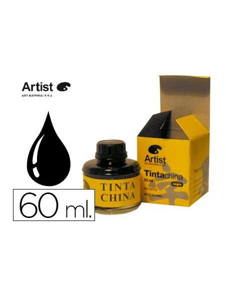 Tinta China Artist Negra Bote 60 Ml|Libreriasalesiana