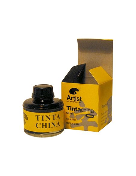 Tinta China Artist Negra Bote 60 Ml|Libreriasalesiana