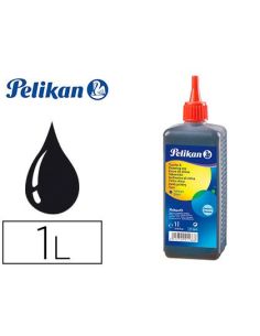 Tinta China Pelikan Negra Bote 1 Litro