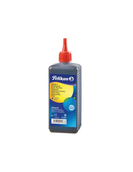 Tinta China Pelikan Negra Bote 1 Litro|Libreriasalesiana